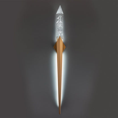 Quartz LED Grand Wall Sconce USE Optic Haze Quartz