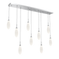 Art Glass Fiori Linear Chandelier
