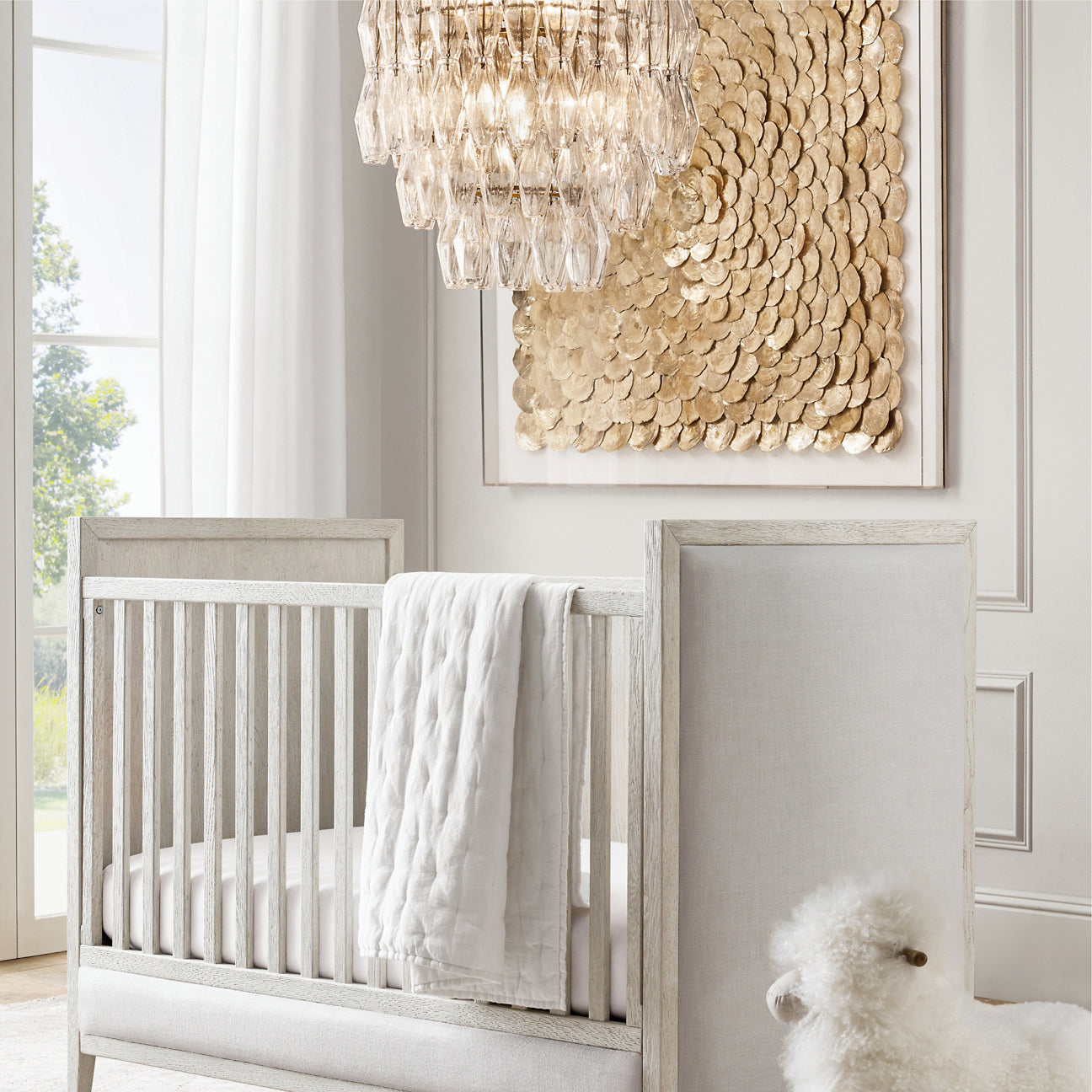 Natalia Wide Pendant - Clear