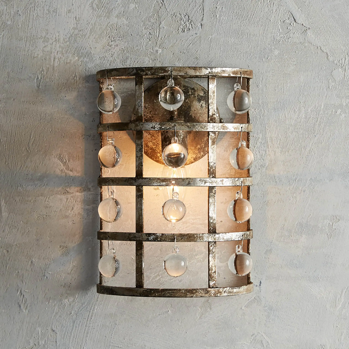 Moder Cage Wall Sconce