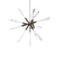 Quartz LED Pendant 36"W  Optic Haze Quartz