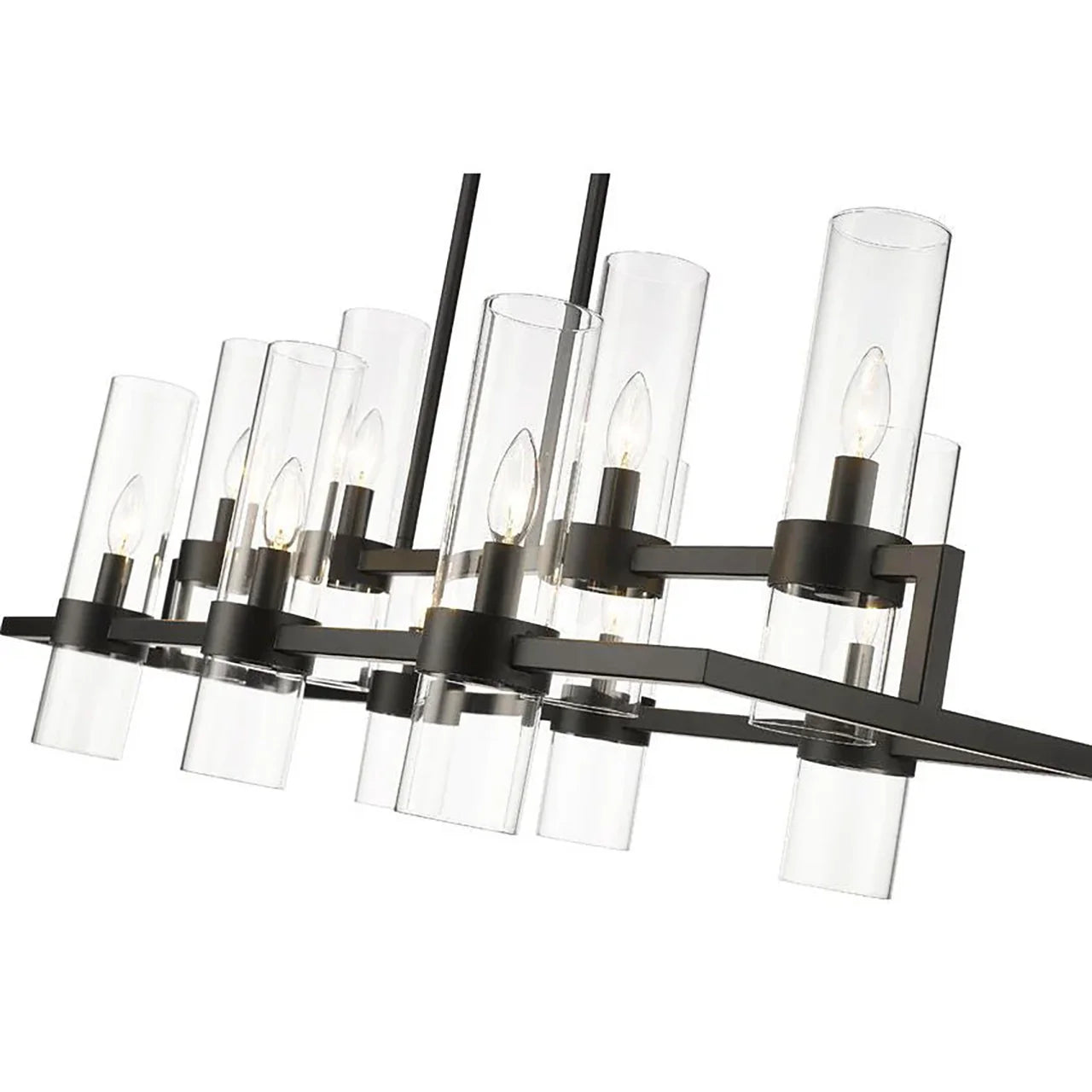 Damous Rectangles Chandelier 43"