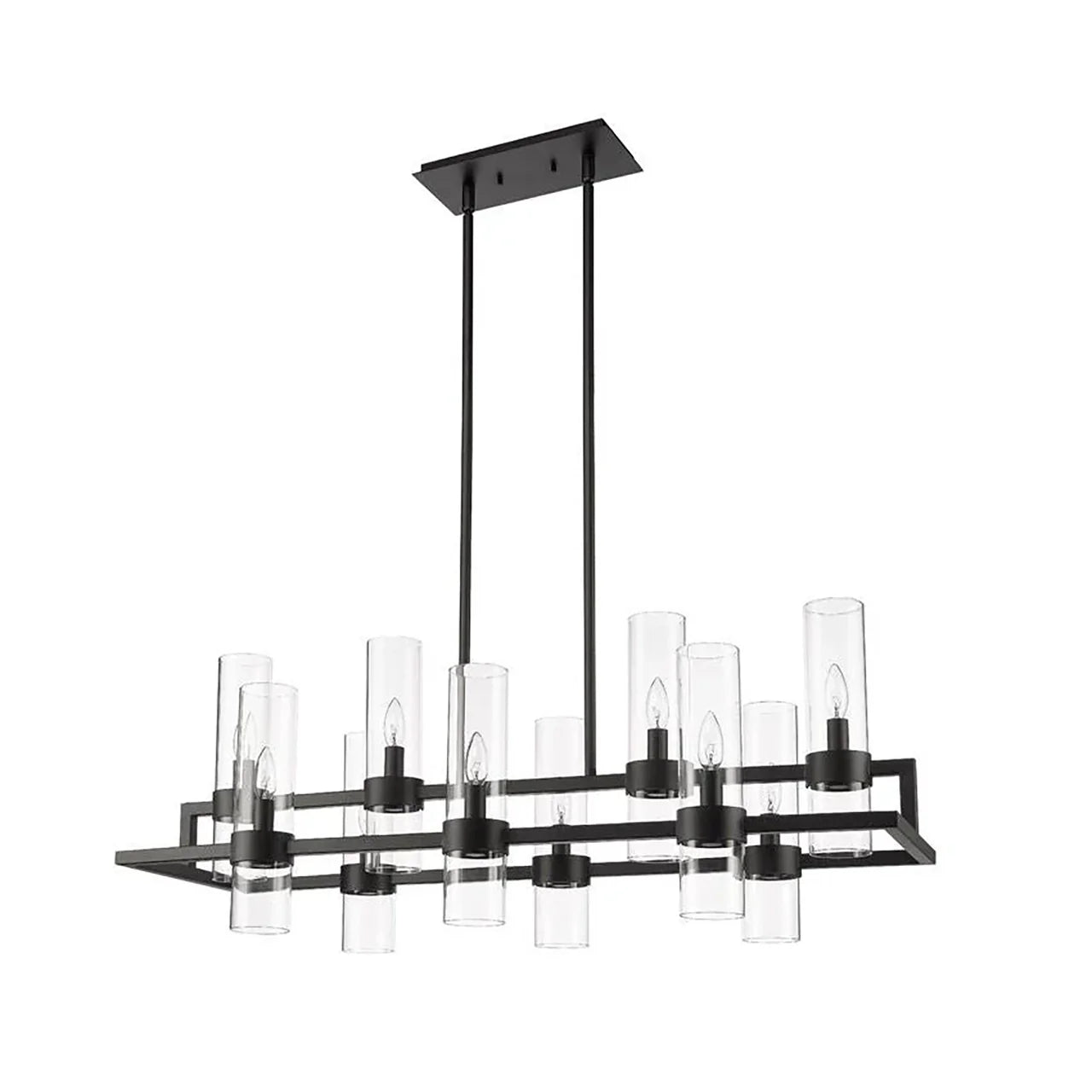 Damous Rectangles Chandelier 43"
