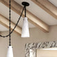 Ann Alabaster Multi-Pendants Chandelier, 7 lights
