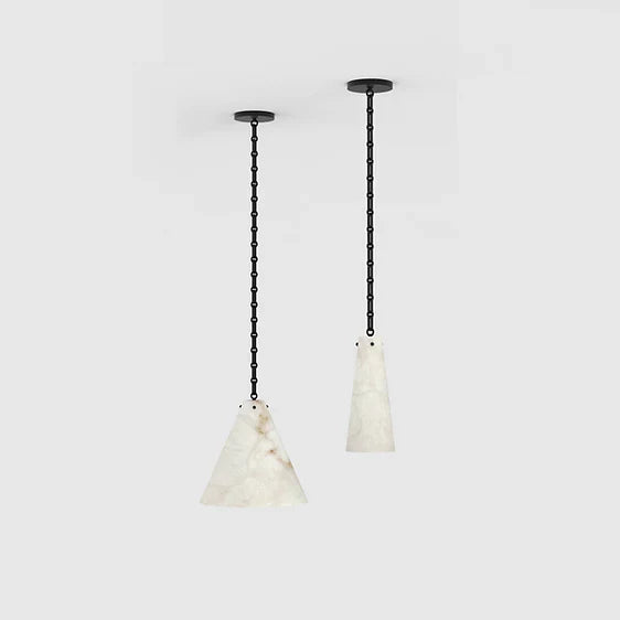 Ann Alabaster Grand Pendants