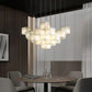 Vera Marble Round Chandelier