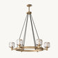 DEMARET ROUND CHANDELIER 36"