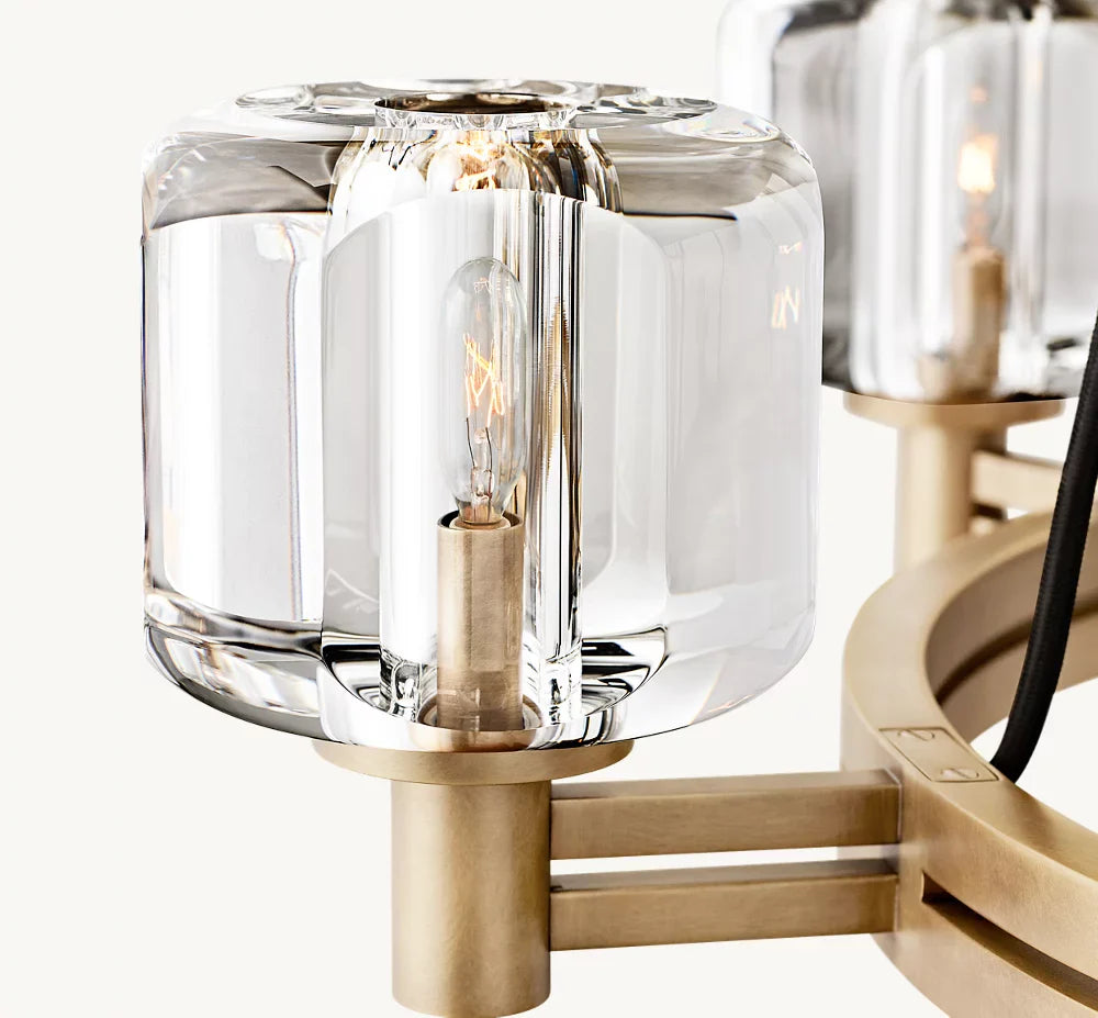 DEMARET ROUND CHANDELIER 36"