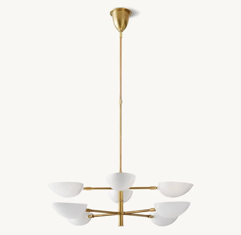 GRAPHIC CHANDELIER 38"