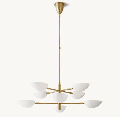 GRAPHIC CHANDELIER 38"