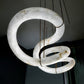 Ethereal Alabaster Chandelier 70"