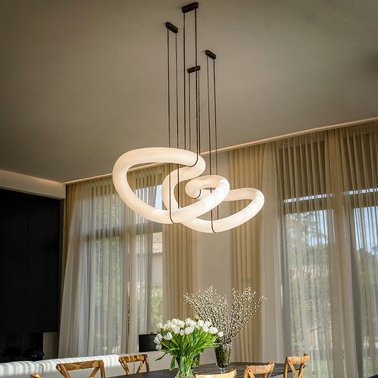 Ethereal Alabaster Chandelier 70"