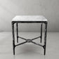Thaddeus Mabrble Square Side Table 18" 22" Overhang O
