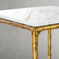 Thaddeus Mabrble Square Side Table 18" 22" Overhang O