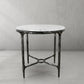 Thaddeus Round Marble Side Table 18" 22"