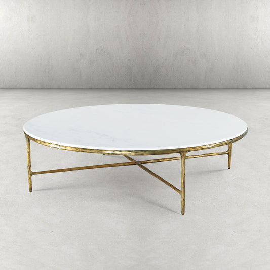 Thaddeus Marble Round Coffee Table 36" 55"