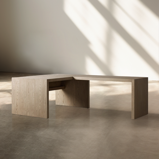 Ludwig Modular Desk with Return Desk