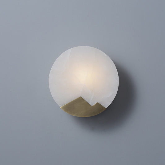 Setting Sun Alabaster Wall Sconce