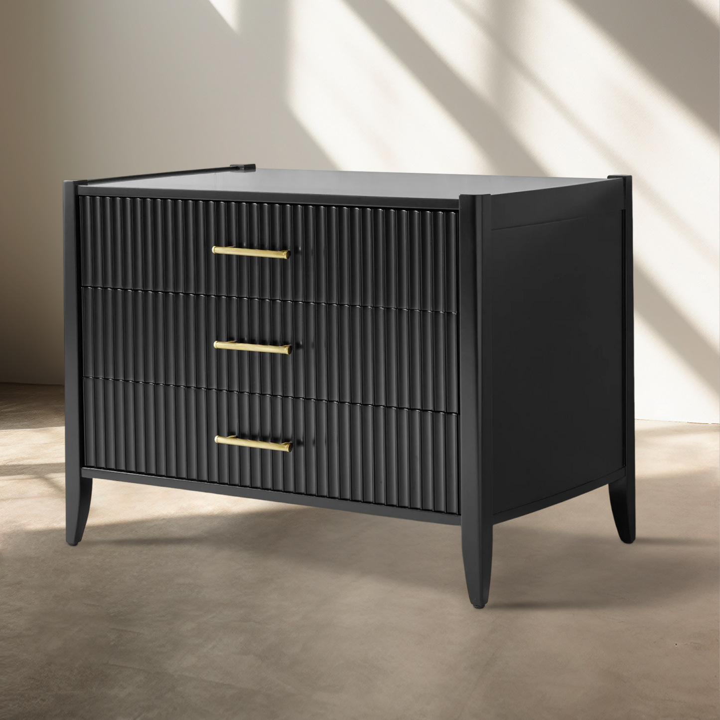 Louis 3-Drawer Nightstand