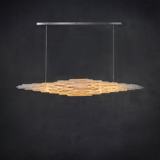 Art Selenite Large Chandelier