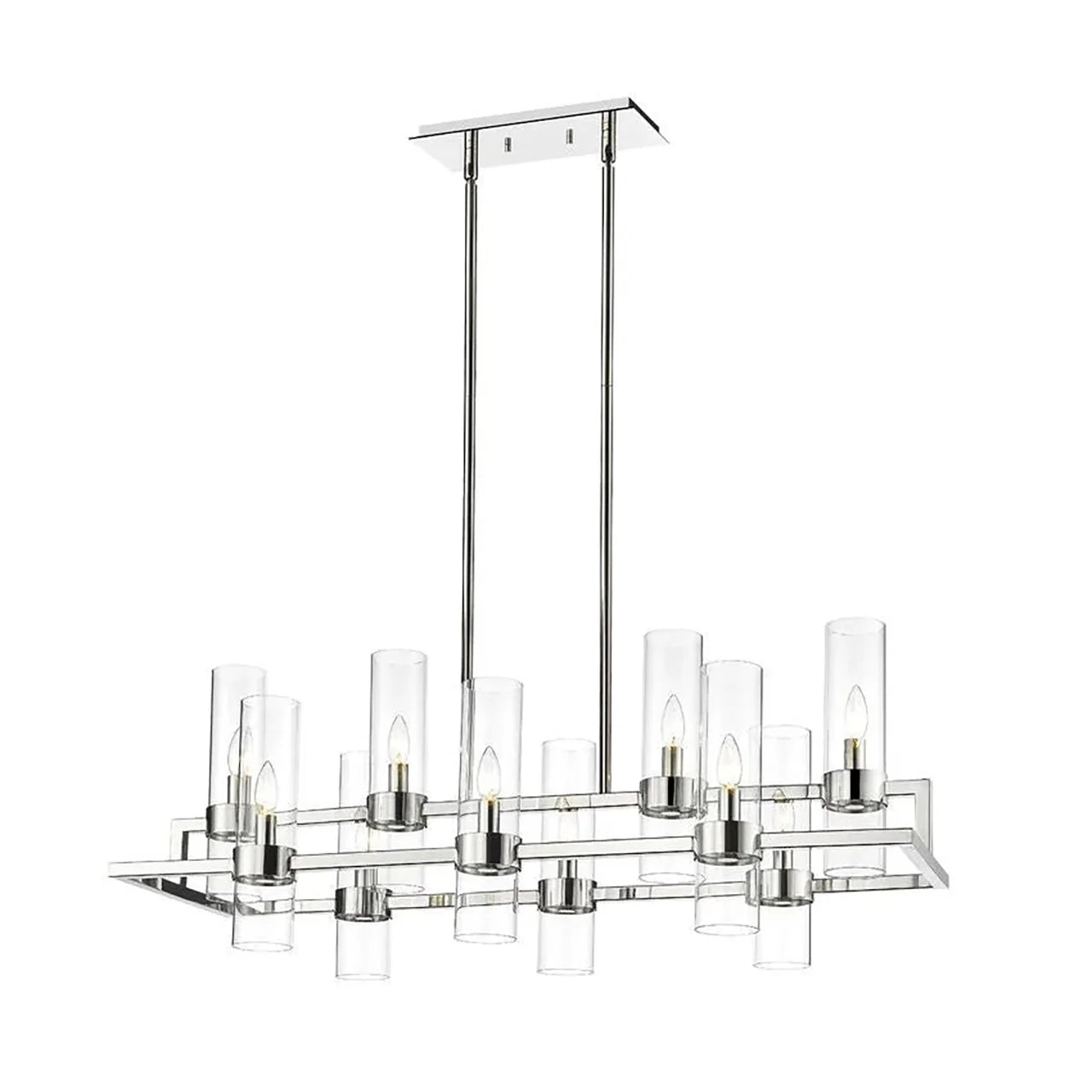 Damous Rectangles Chandelier 43"