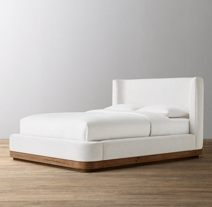 Oslo Shelter Upholstered Platform Bed