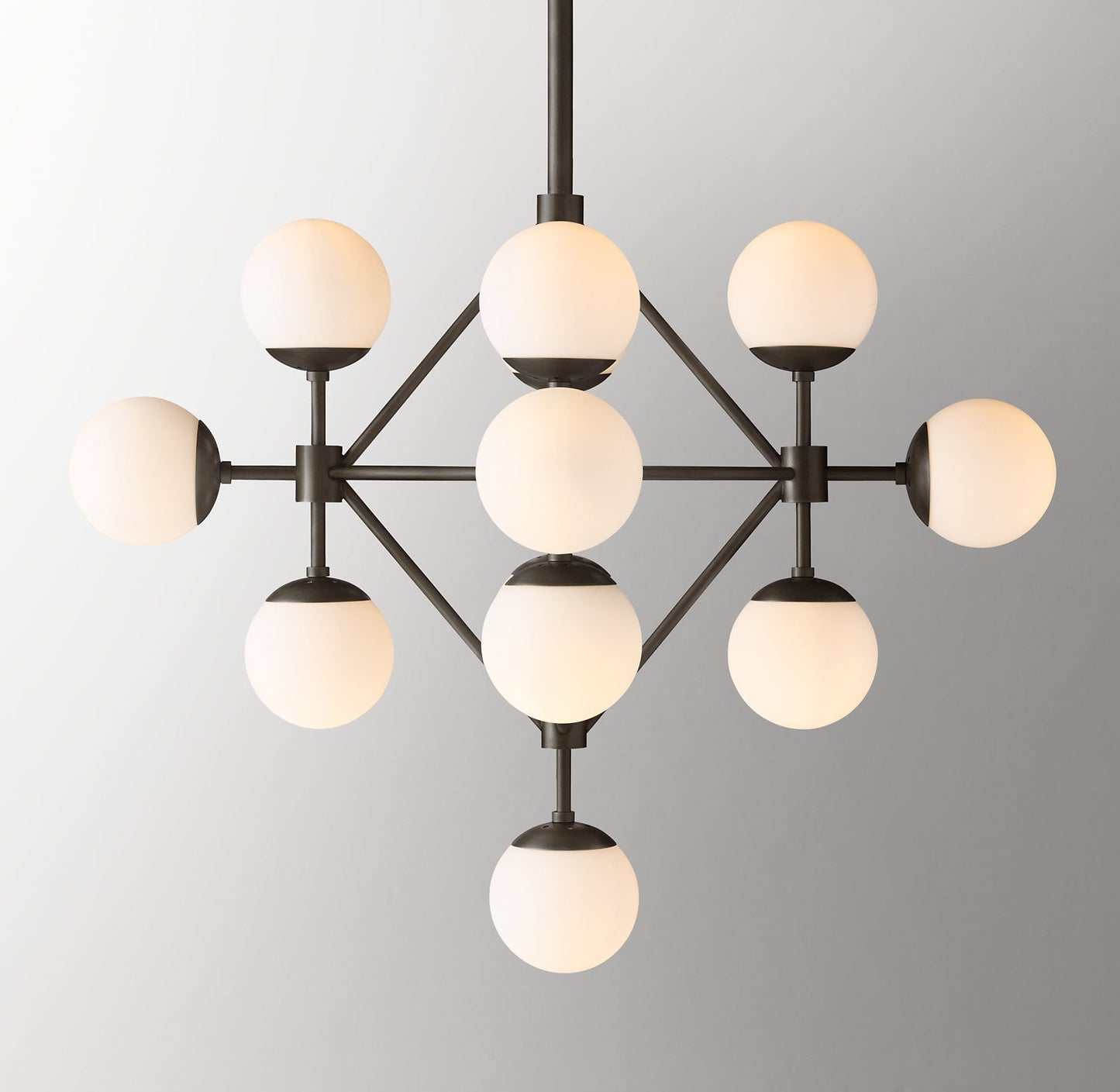 Keefe Cluster Chandelier 33" For Staircases