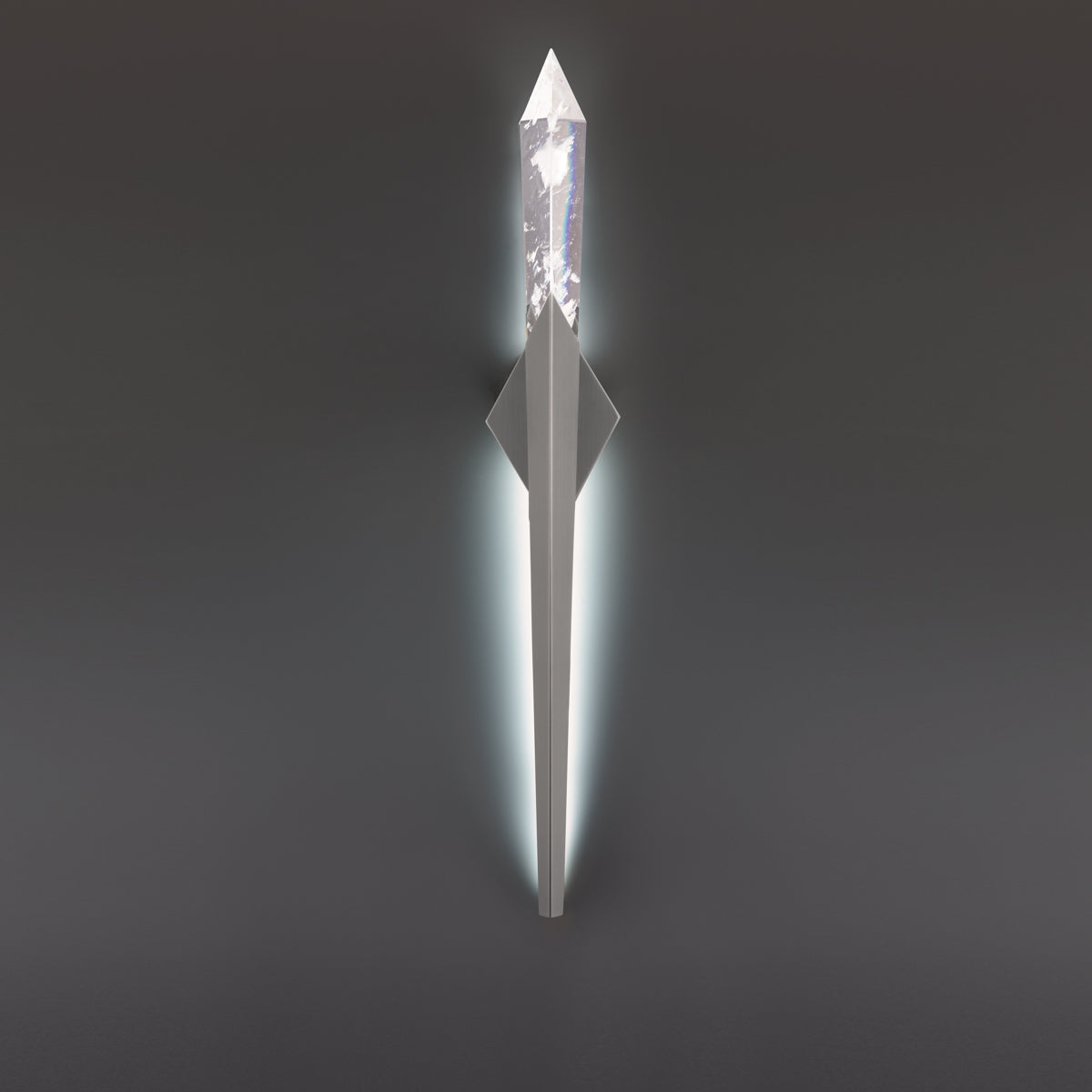 Quartz LED Grand Wall Sconce USE Optic Haze Quartz