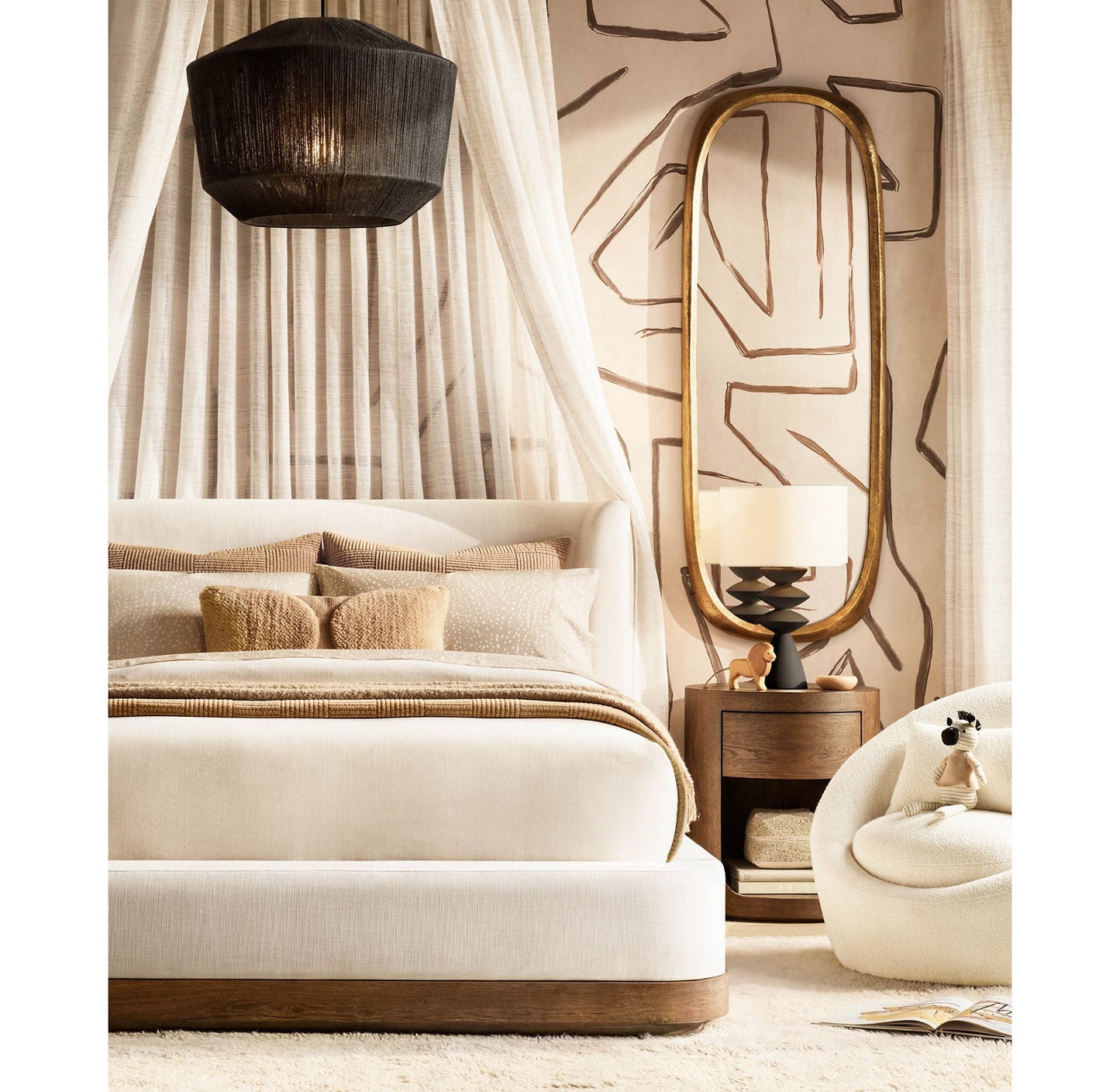 Oslo Round Nightstand