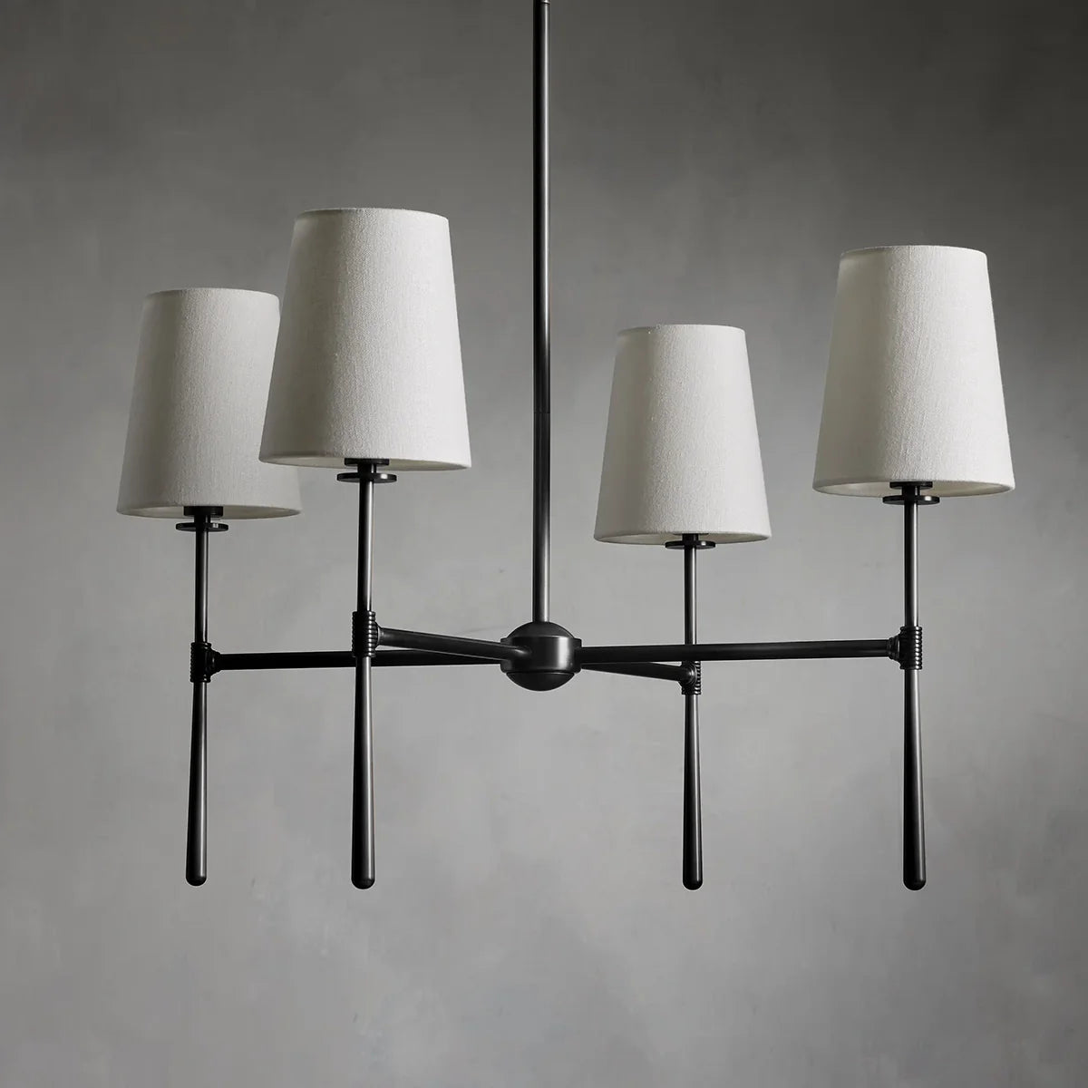 Art Fabric Lamp Shade Rhode Round Chandelier 28" 42"