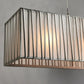 Art Glass Jeunet Rectangular Chandelier