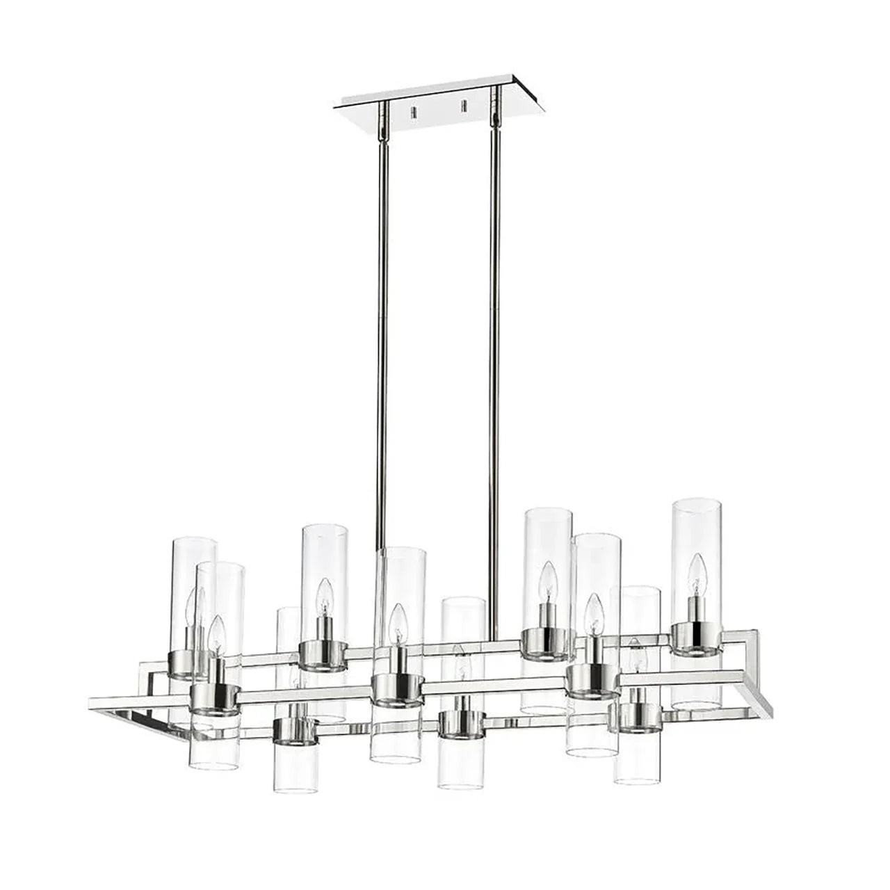 Damous Rectangles Chandelier 43"