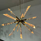 Quartz LED Pendant 48"W  Optic Haze Quartz