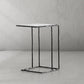 Thaddeus Glass C-Shaped Side Table