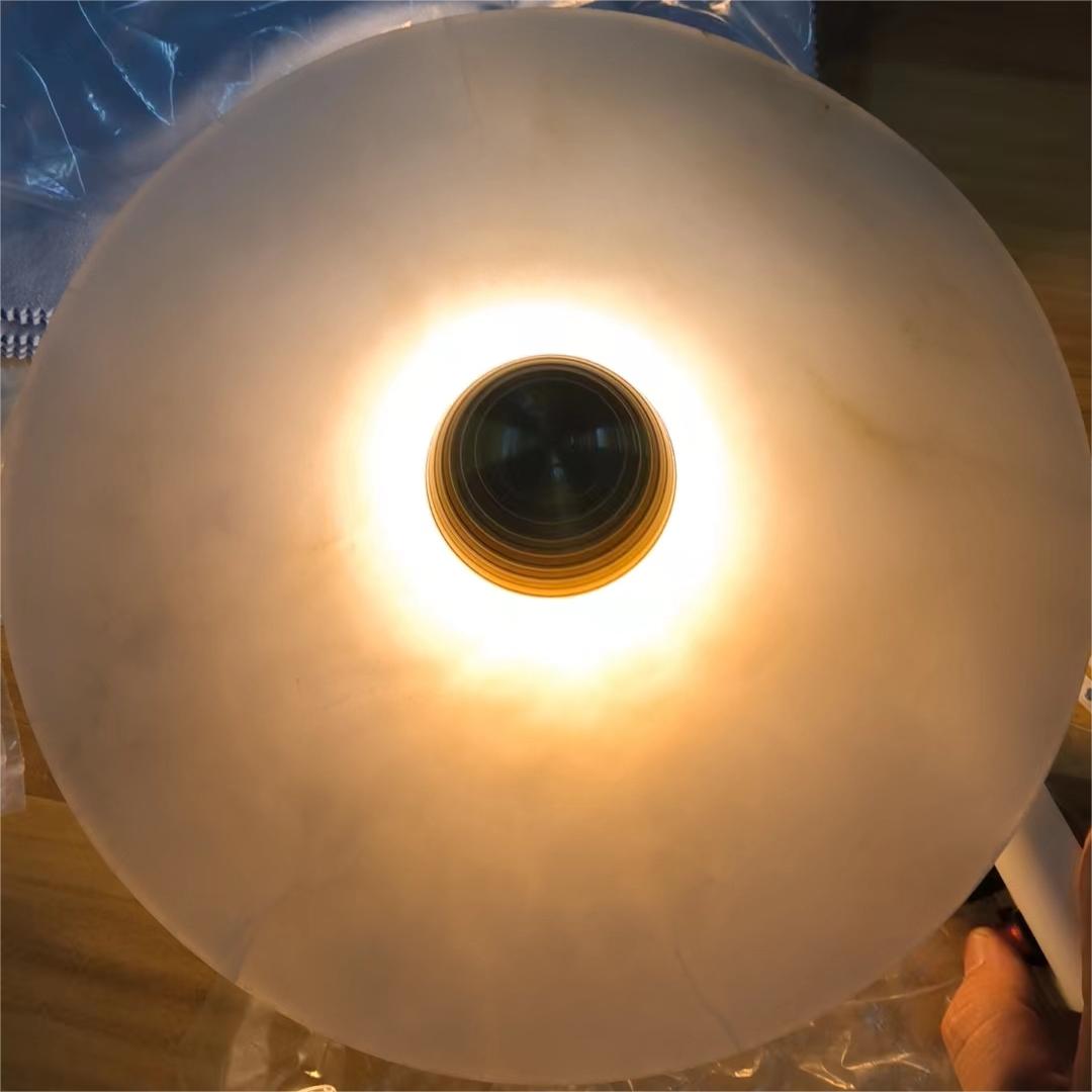 Alabaster Flush mount Wall Sconce