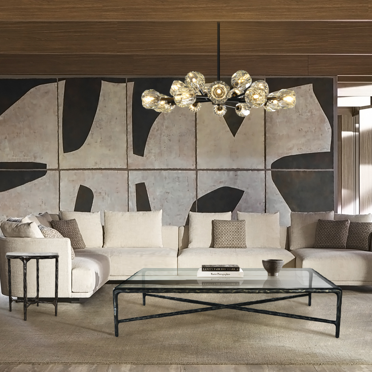 Thaddeus Square Glass Coffee Table