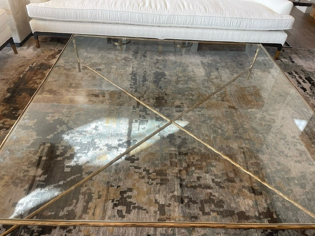 Thaddeus Square Glass Coffee Table