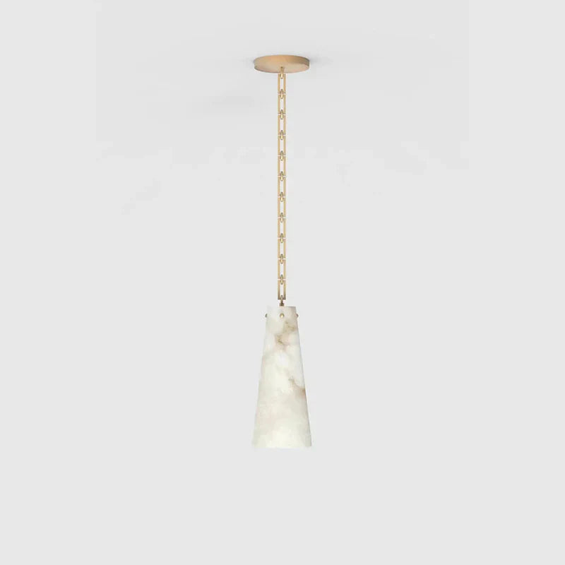 Theseus Alabaster Marble Modern Pendant Light