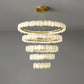 Alabaster Tiered Circular Chandelier