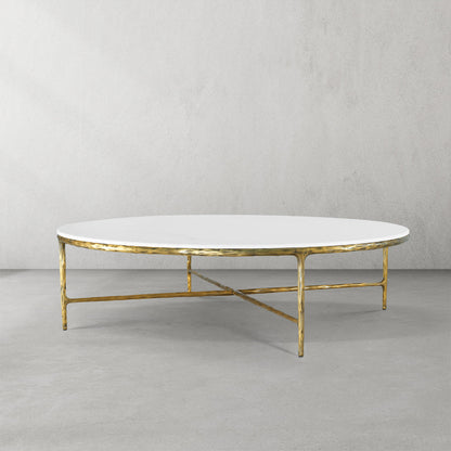 Thaddeus Marble Round Coffee Table 36" 55"