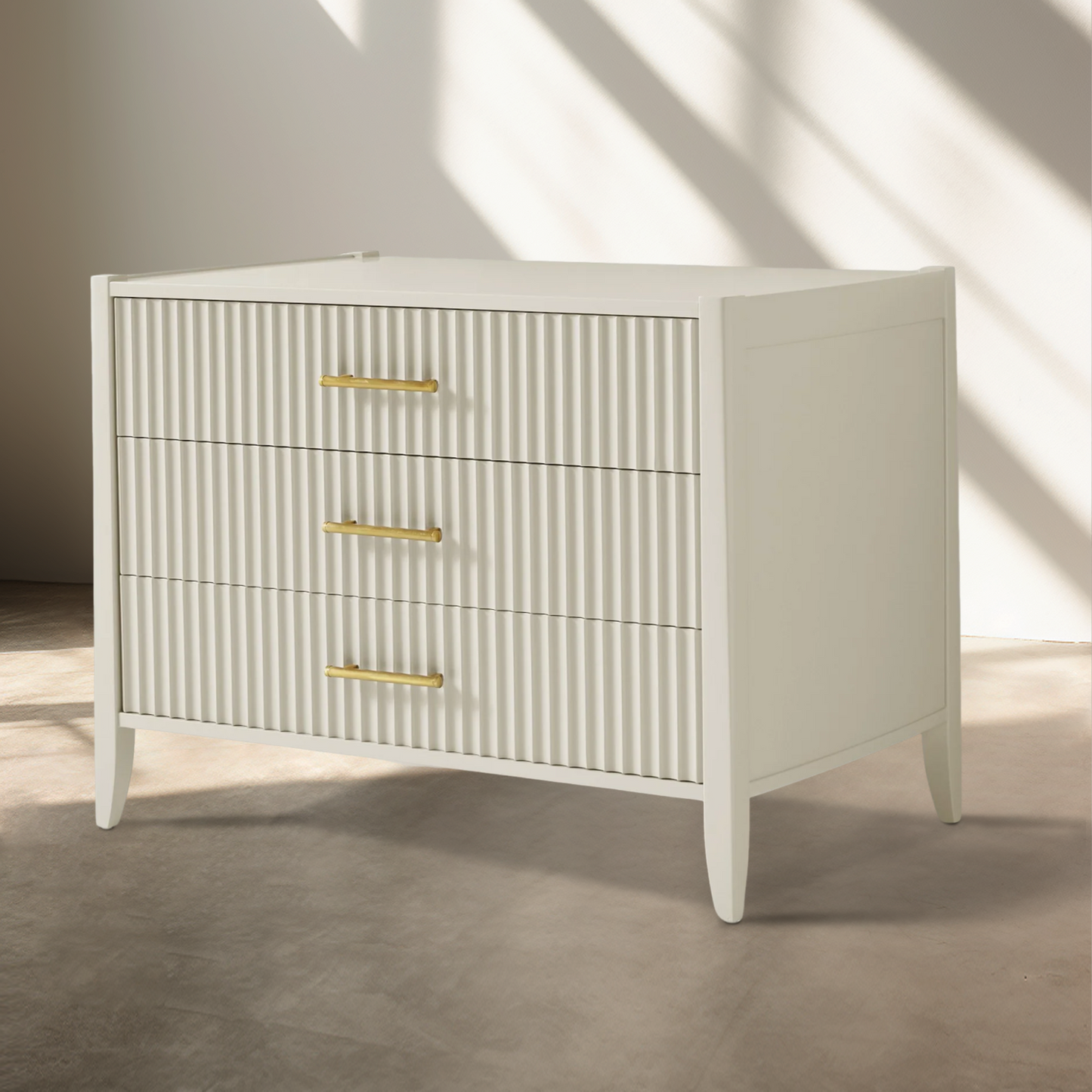 Louis 3-Drawer Nightstand