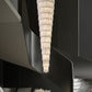 Alabaster Long Cascading Staircase Chandelier