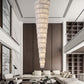 Alabaster Long Cascading Staircase Chandelier