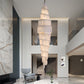Alabaster Tiered Staircase Chandelier