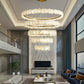Alabaster Tiered Circular Chandelier