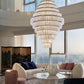 Alabaster Giant Tiered Chandelier