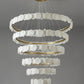 Alabaster Tiered Circular Chandelier