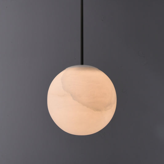 Sanaz Alabaster Pendant 9.5" Bronze