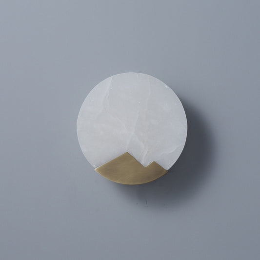 Setting Sun Alabaster Wall Sconce