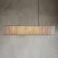 Art Glass Jeunet Rectangular Chandelier